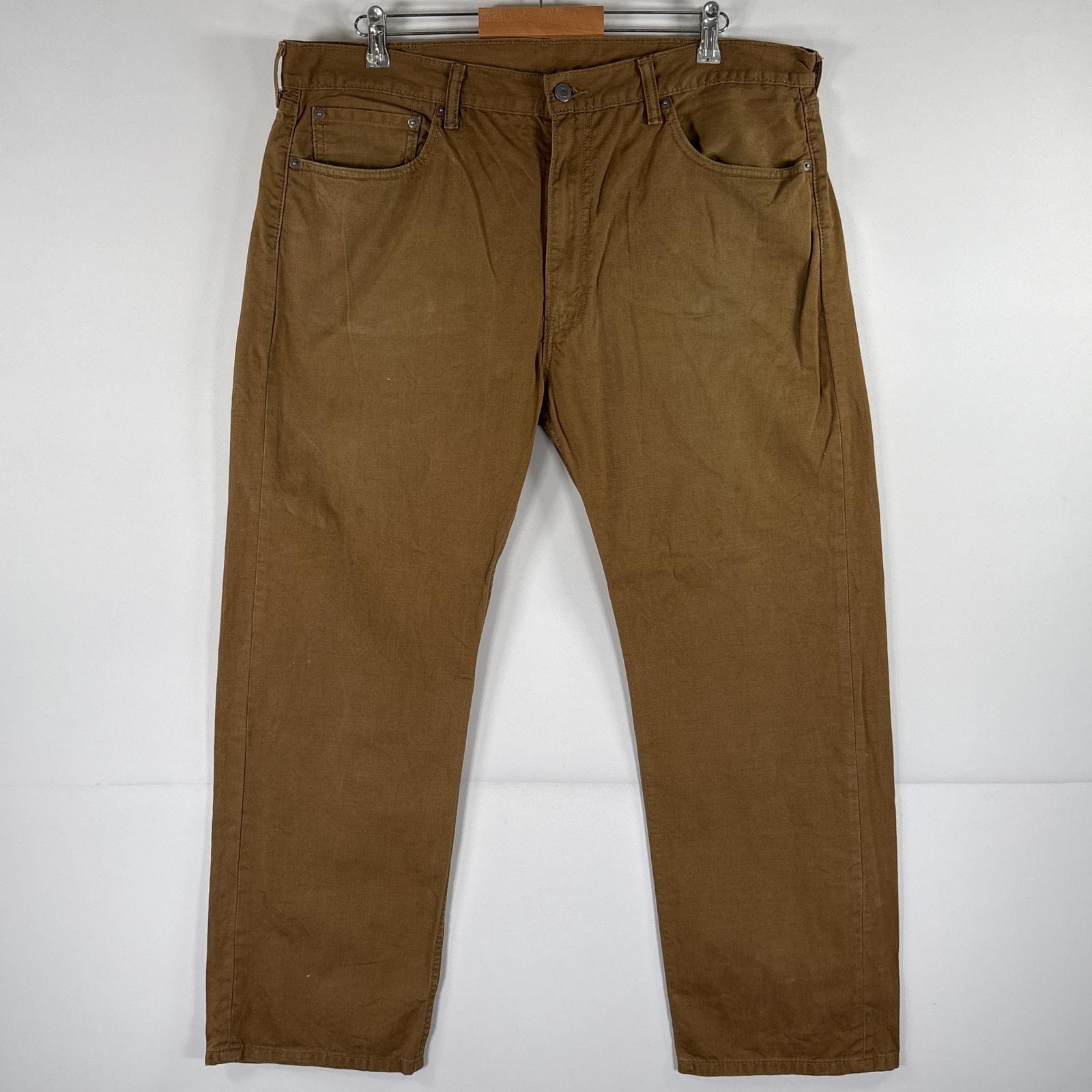 古着 リーバイス Levi's デニムパンツ 505 ストレート ジーパン カラーパンツ チノパン 大きいサイズ w40 L30  ブラウン系 メンズ