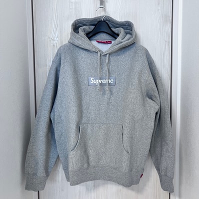 Supreme Box Logo Hooded Sweatshirt "Heather Grey" (24FW)