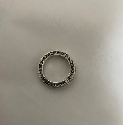 Chrome Hearts Spacer Ring Fuck You 3mm NYC Exclusive "Silver"