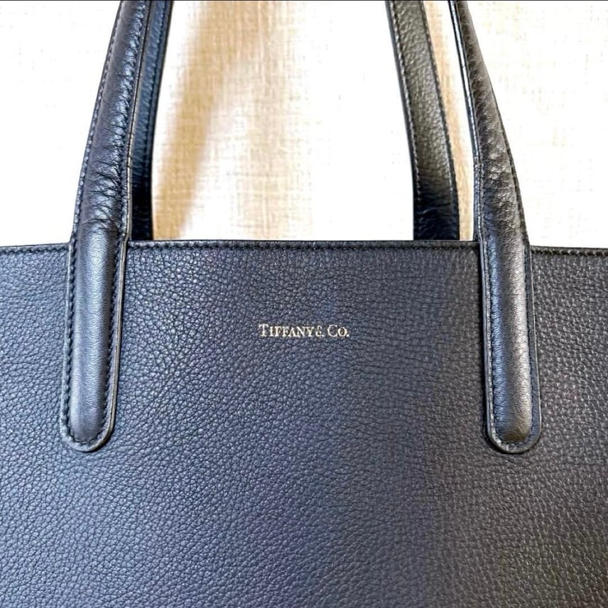 B (目立った傷や汚れなし)】【希少丨美品】ティファニー レザー トート B (目立った傷や汚れなし)】【希少丨美品】ティファニー レザー トート