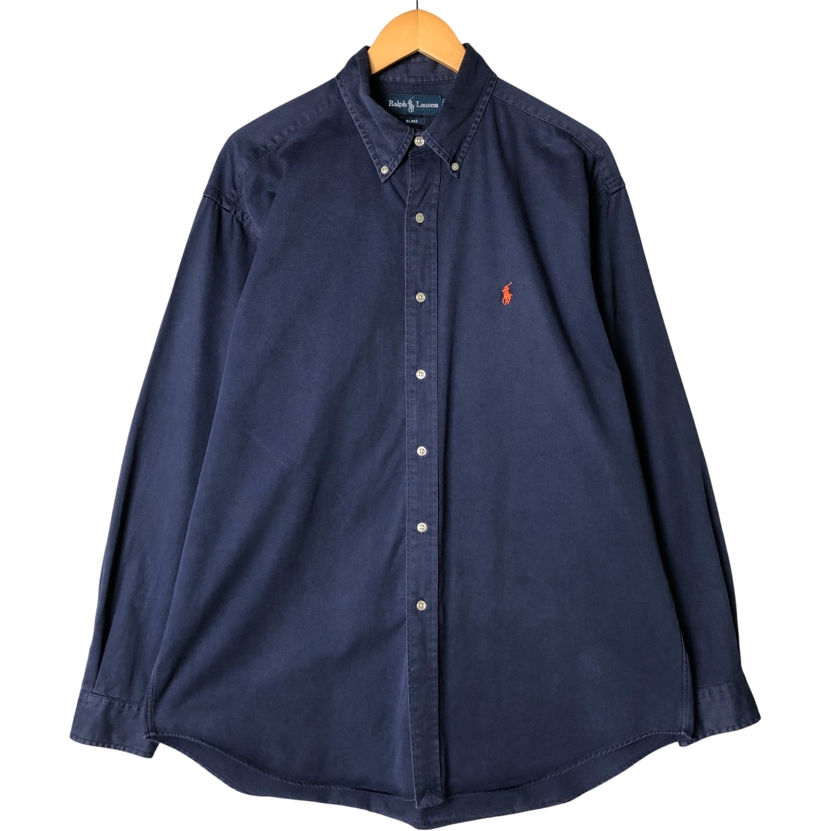 古着 ラルフローレン Ralph Lauren BLAKE 長袖 ボタンダウンシャツ メンズL相当/eaa587717