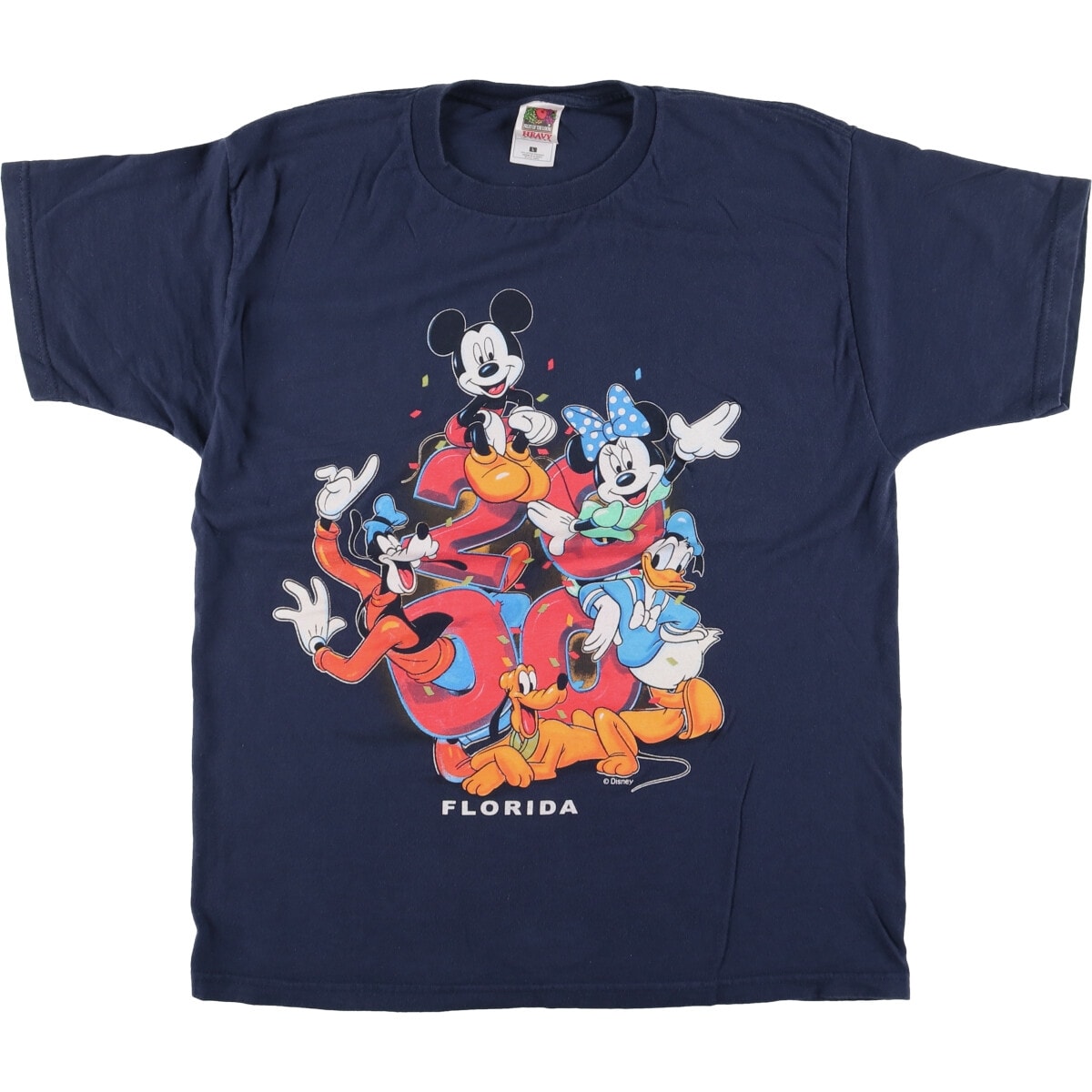 古着 90年代 フルーツオブザルーム FRUIT OF THE LOOM MICKEY MOUSE ミッキーマウス キャラクタープリントTシャツ メンズL相当 ヴィンテージ/eaa594148
