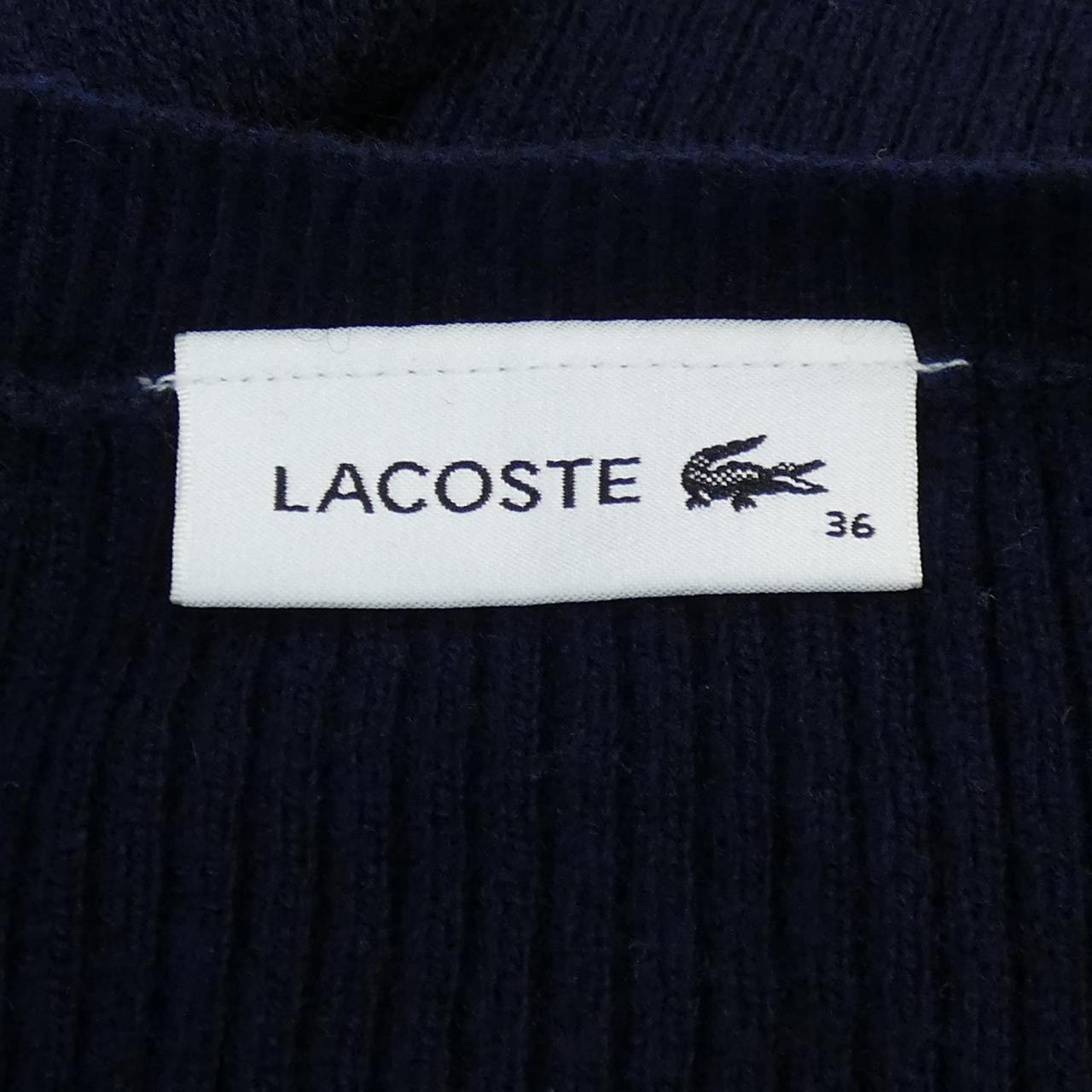 C (やや傷や汚れあり)】ラコステ LACOSTE ワンピース 36のブランド古着
