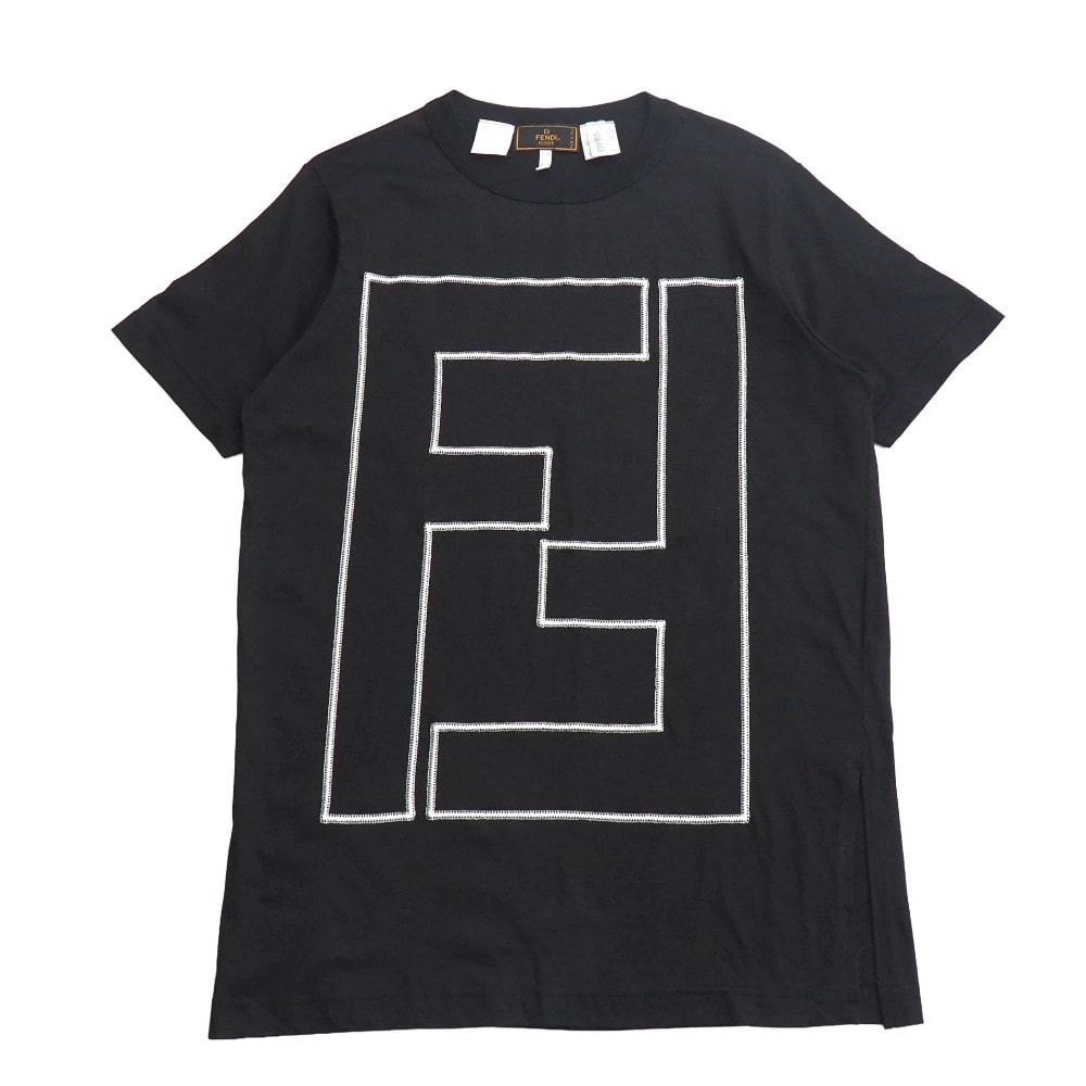 FENDI フェンディ ヴィンテージ 半袖Tシャツ サイズ42 ダブルF イタリア製 ブランド古着【中古】20260716/RB0153