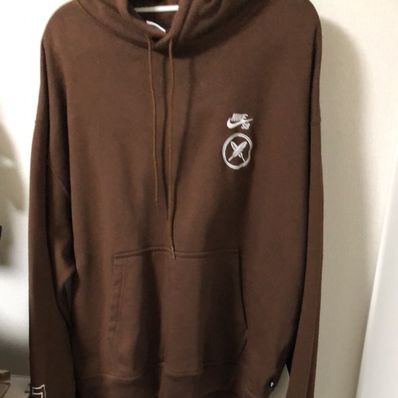 Nike SB x Yuto Horigome Skateboard Fleece Pullover Parka "Brown"