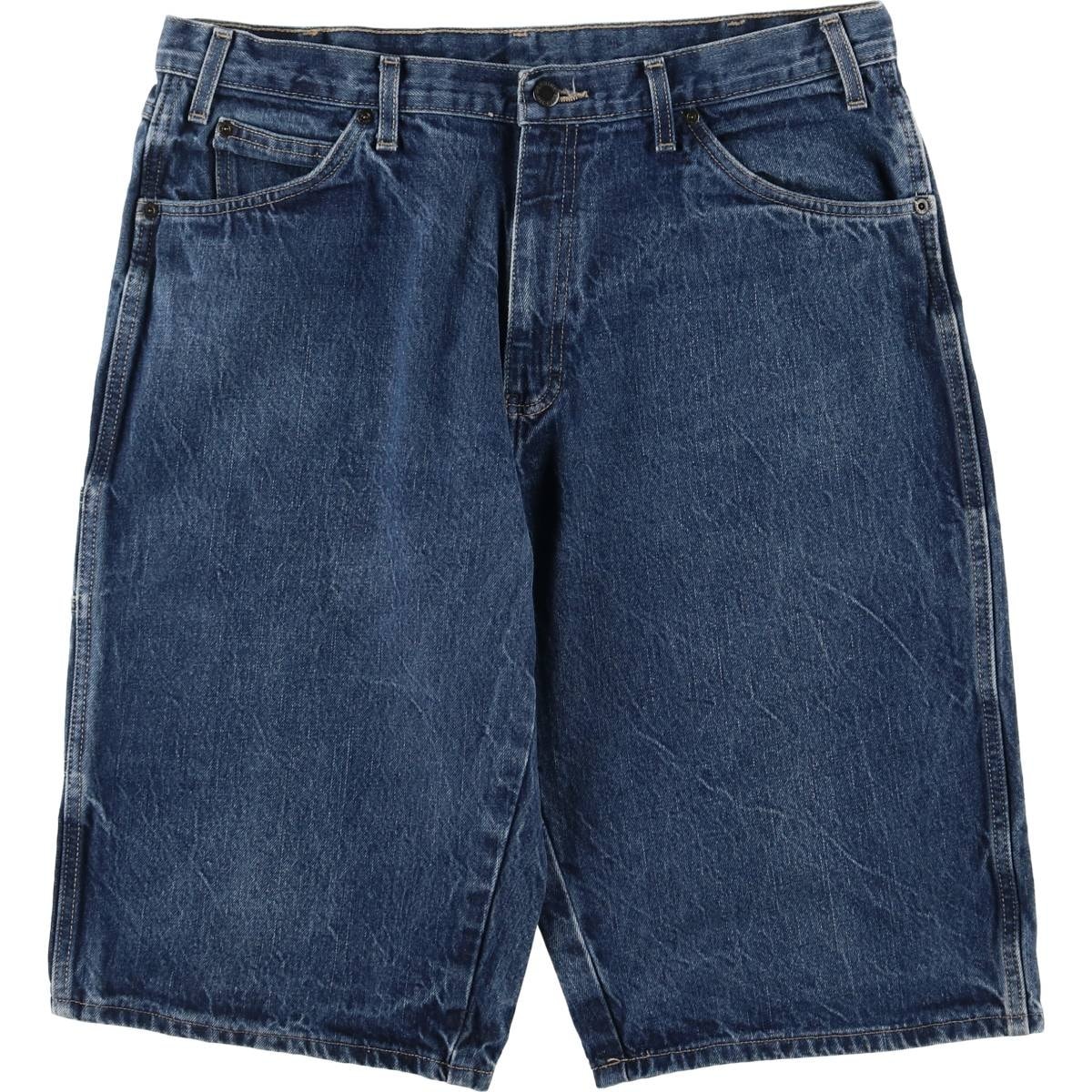 古着 ディッキーズ Dickies デニムペインターショーツ ハーフパンツ メンズw37相当/eaa557024