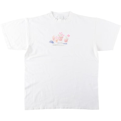 古着 ジーエイチバス G.H.Bass 半袖 プリントTシャツ USA製 メンズM相当/eaa645099