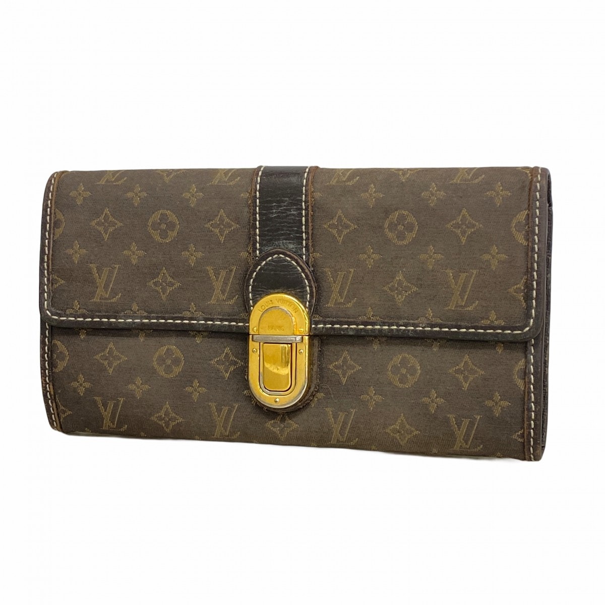 ★SALE【6ce6488-k】ルイヴィトン 長財布 モノグラム・イディール ポルトフォイユサラ M63006 フザン【中古】レディース