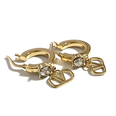 【人気】ヴァレンティノ レディース ピアス ミニ Vロゴ シグネチャー