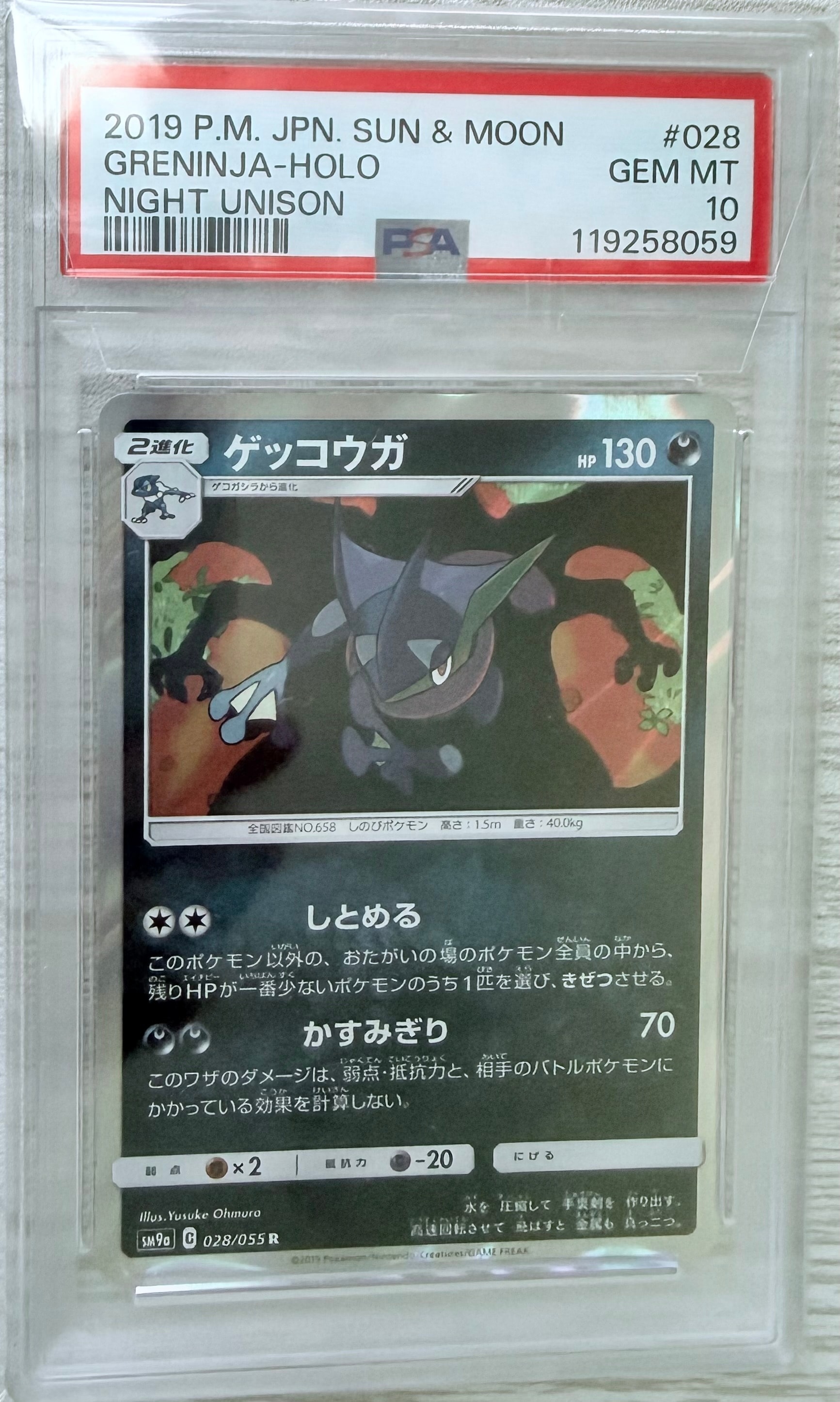 ゲッコウガ R [SM9a 028/055](強化拡張パック「ナイトユニゾン」)