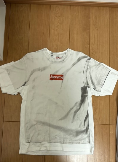 Supreme x MM6 Maison Margiela Box Logo Tee "White"