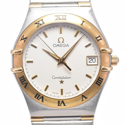 オメガ OMEGA 1312.30 コンステレーション SS/K18YG シルバー クォーツ メンズ 良品 腕時計 R#149108