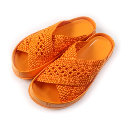 極美品 フェンディ
サンダル リフレクション オレンジ レディース 36