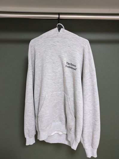 ENNOY x Stylistshibutsu 22AW Sweat Hoodie "Ash Grey/Black" AW22BRENCT02NTL