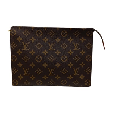 LOUIS VUITTON ルイヴィトン モノグラム ポッシュ・トワレット 26 ポーチ コスメポーチ M47542 ブラウン