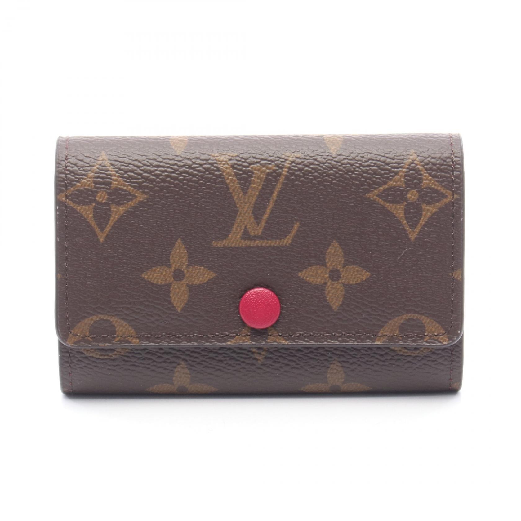 ルイ・ヴィトン LOUIS VUITTON ミュルティクレ6 モノグラム フューシャ 6連 キーケース アクセサリー PVC レディース ピンク系 M60701 【中古】