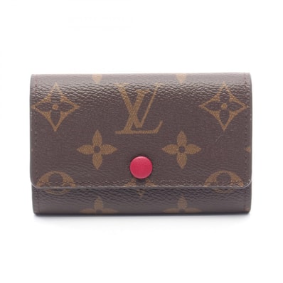 ルイ・ヴィトン LOUIS VUITTON ミュルティクレ6 モノグラム フューシャ 6連 キーケース アクセサリー PVC レディース ピンク系 M60701 【中古】