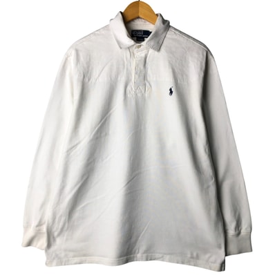 古着 ラルフローレン Ralph Lauren POLO by Ralph Lauren 長袖 ラガーシャツ メンズL相当/eaa593091