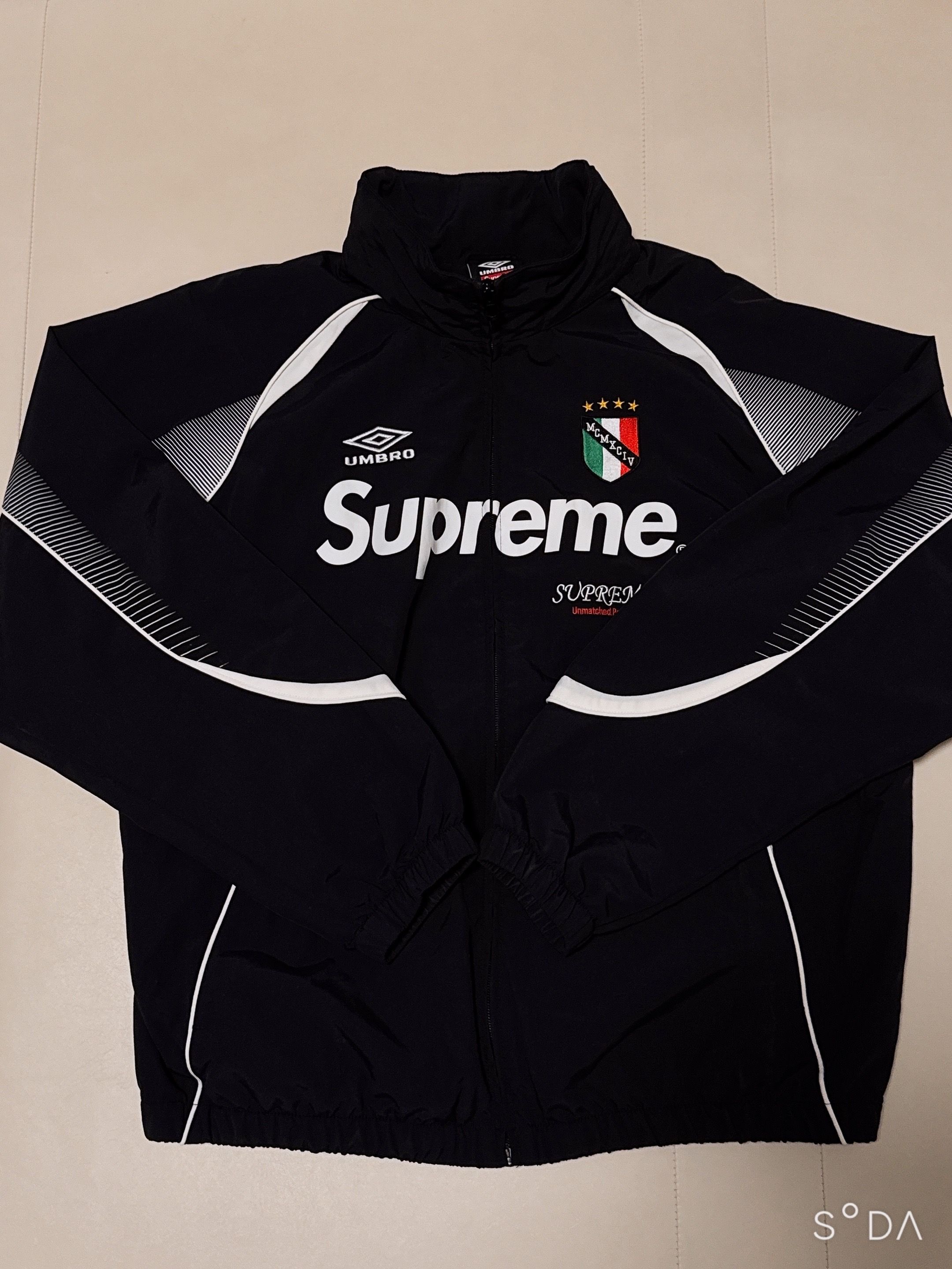 Supreme / Umbro Track Jacket "Black"