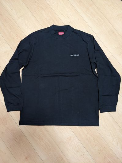 Supreme Mock Neck L/S Top "Black"