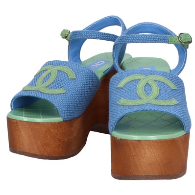 シャネル 新品同様 G45555 厚底 36