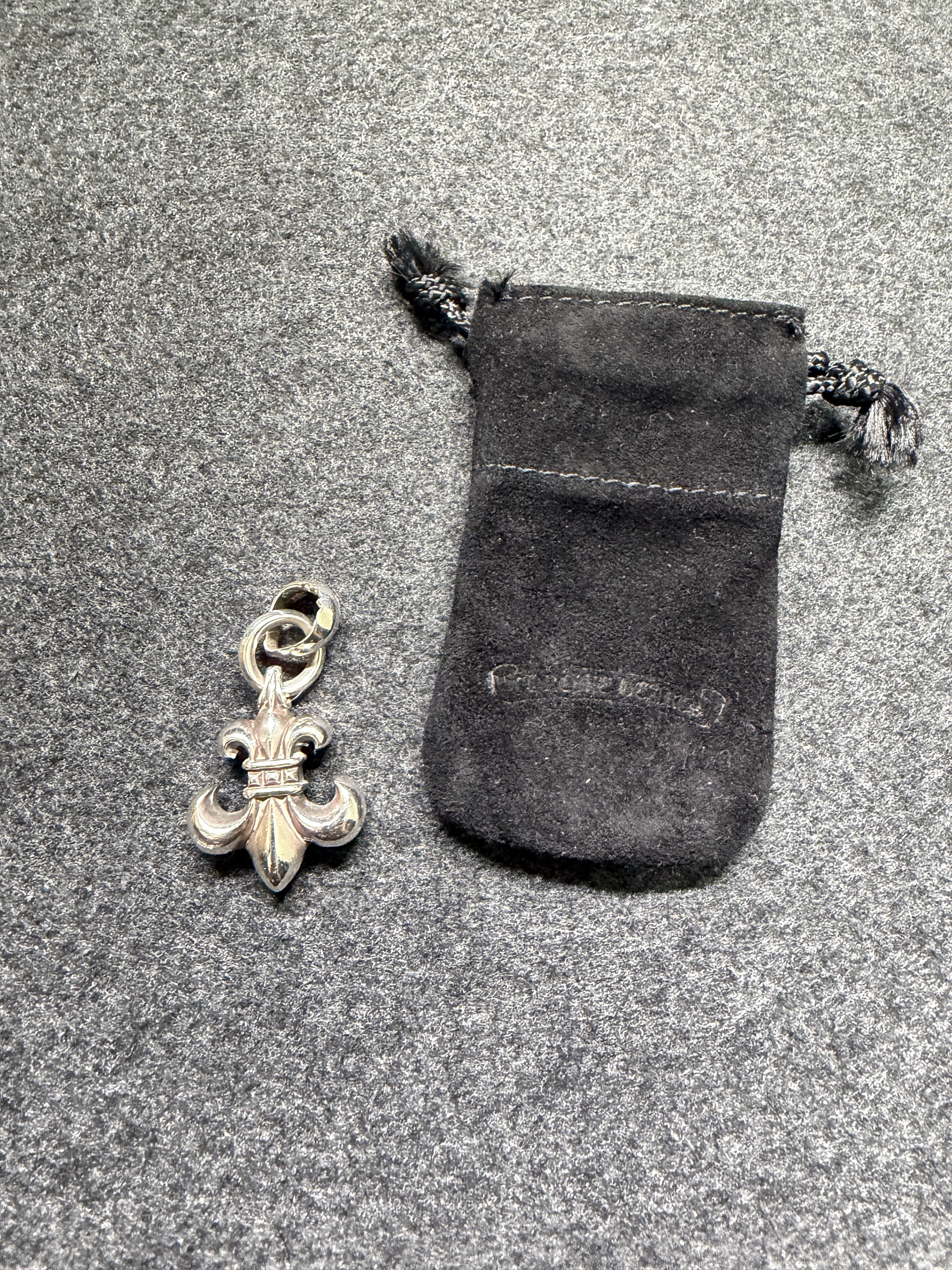 Chrome Hearts BS Fleur Pendant with Bale "Silver"