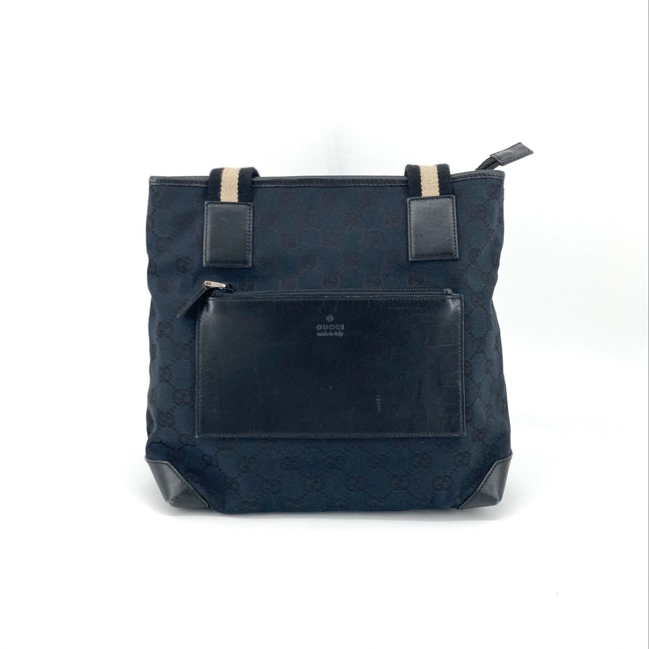 GUCCI(グッチ) GGキャンバス トートバッグ ブラック
