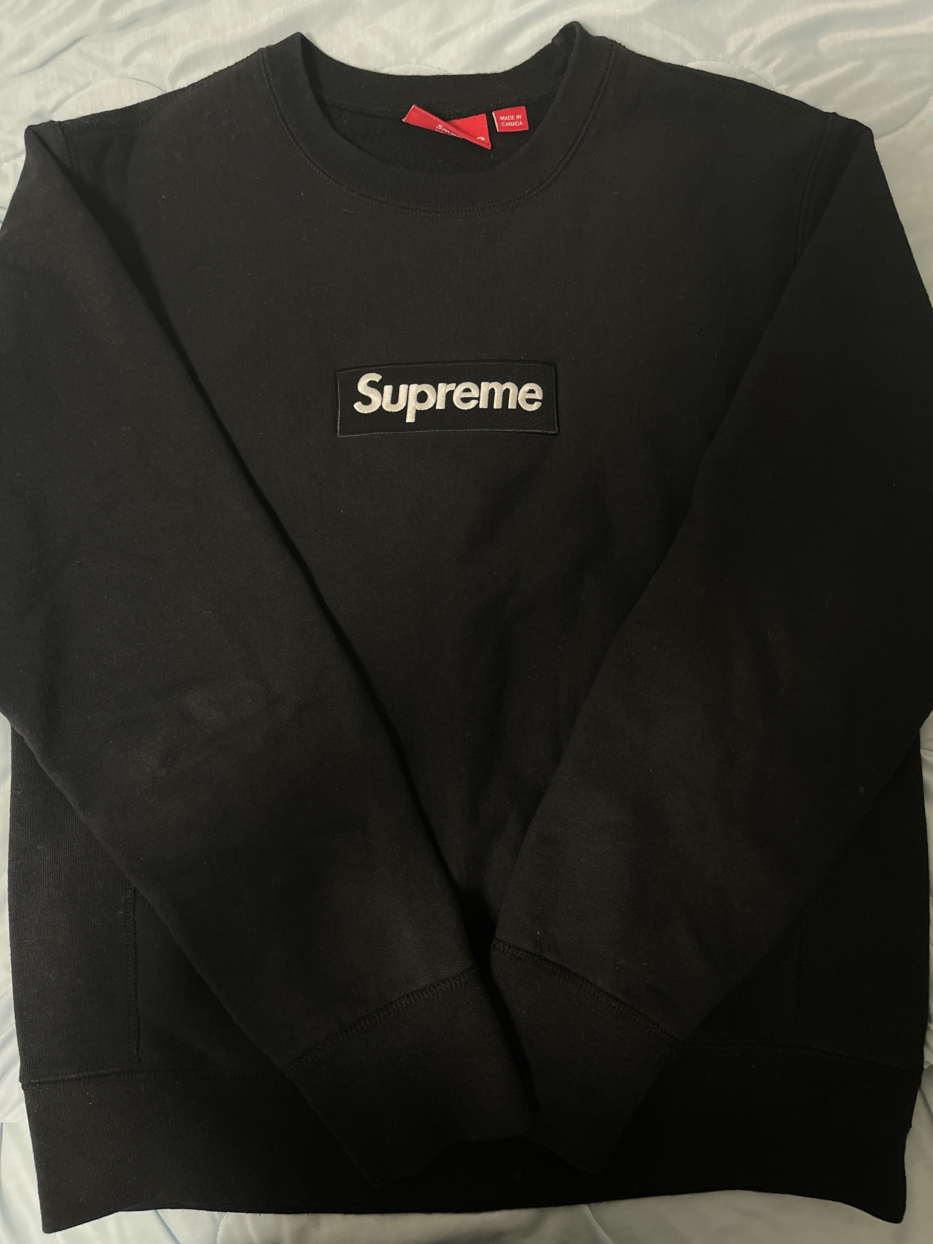 Supreme Box Logo Crewneck Sweatshirt "Black" (18FW)