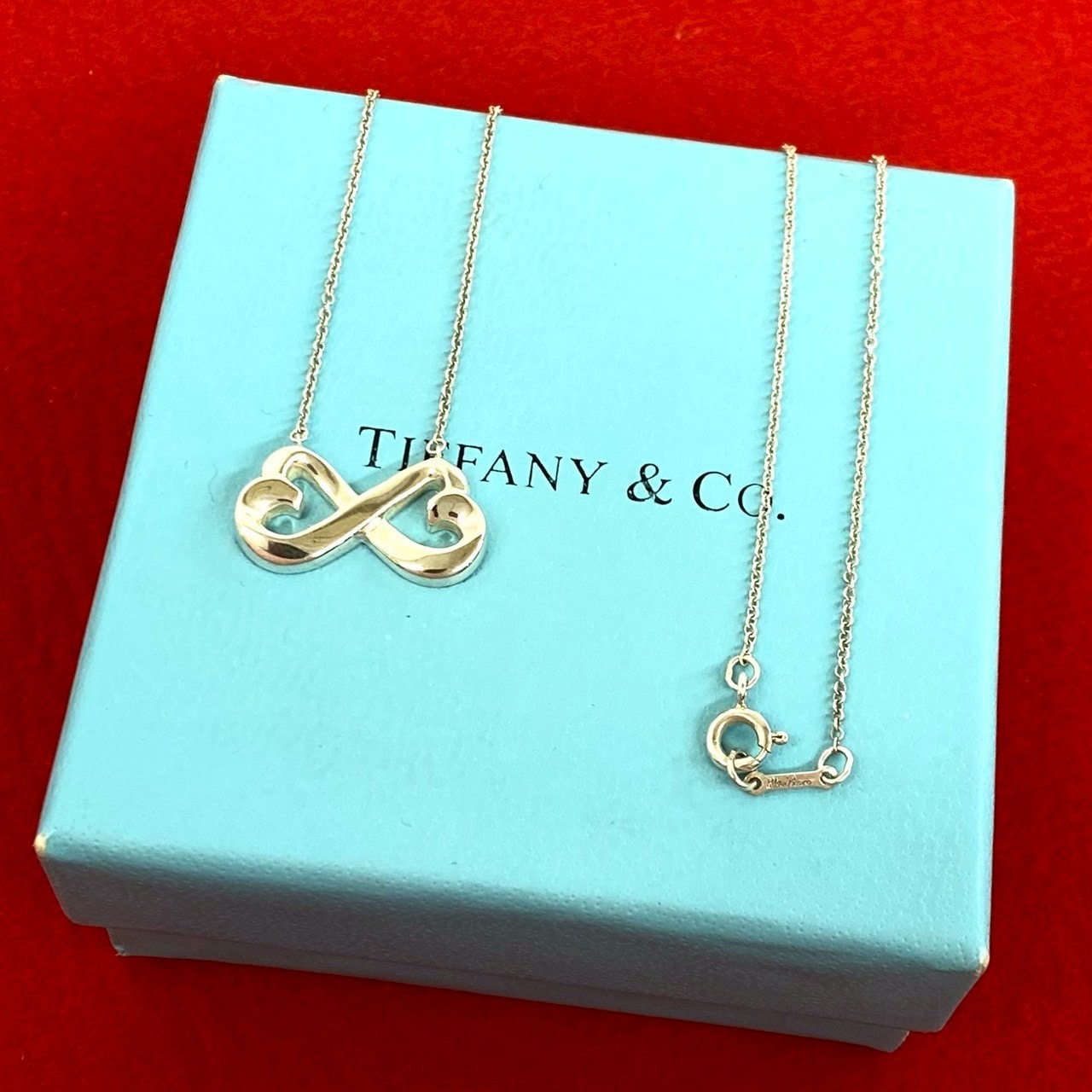 TIFFANY&Co. ティファニー ダブルラビングハート ネックレス シルバー925 ネックレス シルバー
 22034