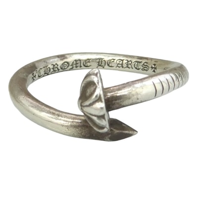 Chrome Hearts Nail Ring w/ Cross Ball "Silver"