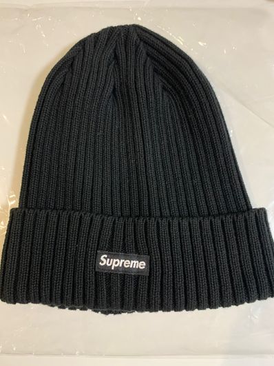 Supreme Overdyed Beanie "Black"(20SS)