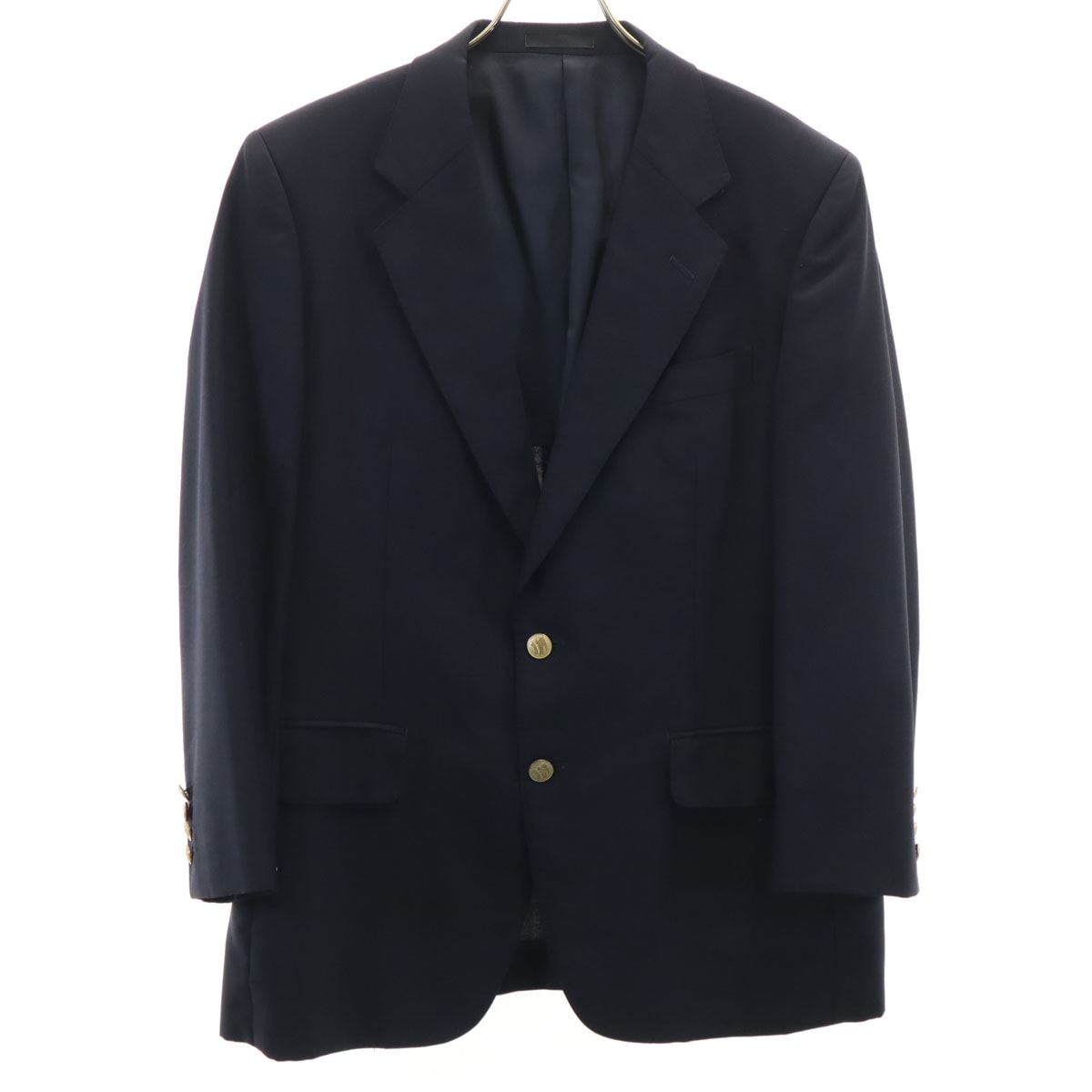 Burberrys バーバリーズ 90s 日本製 オールド テーラードジャケット AB5 ネイビー