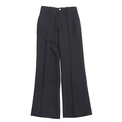 GUCCI グッチ パンツ サイズ36 GGボタン センタープレス フレア スラックス ブランド古着【中古】20260916/RB1018