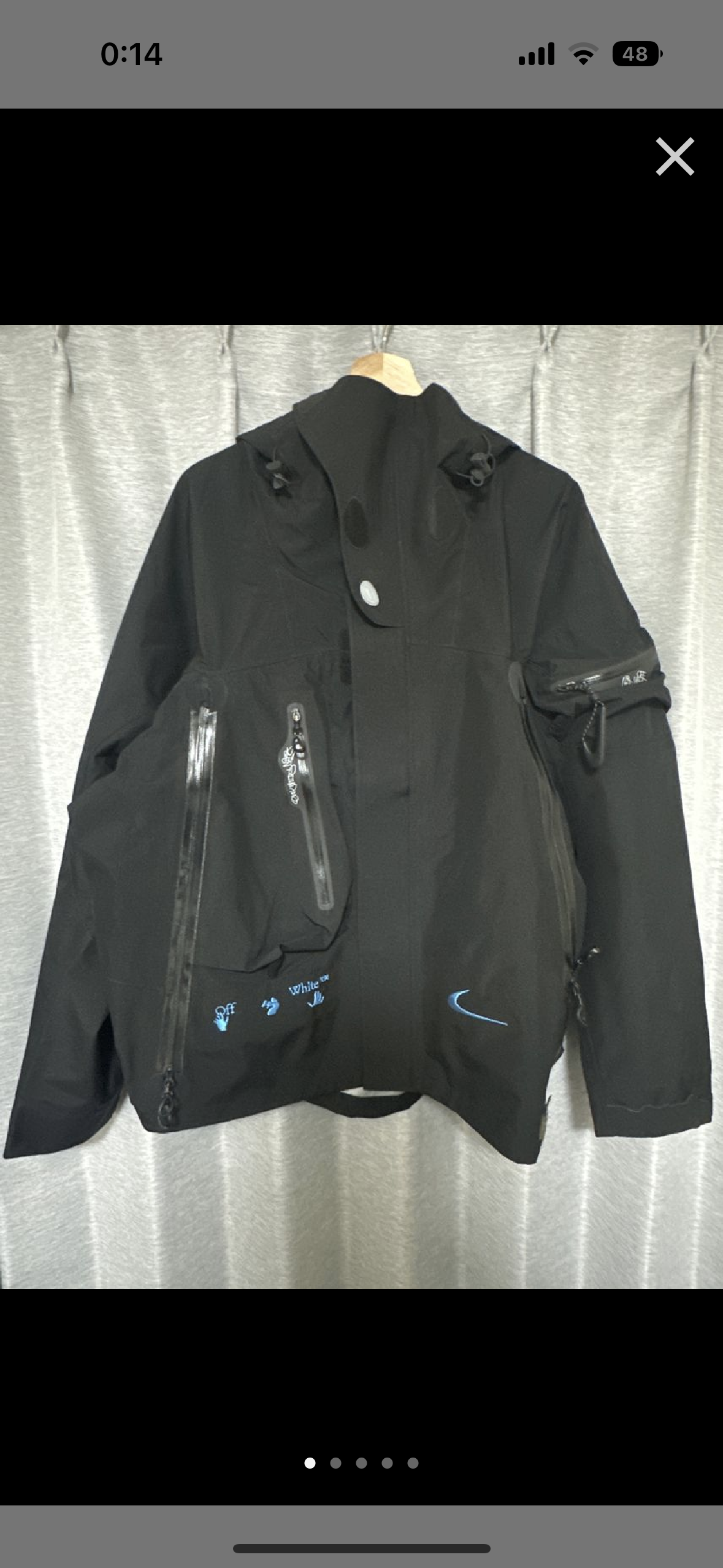 Nike x Off-White NRG Gore-Tex Jacket Black "Black"