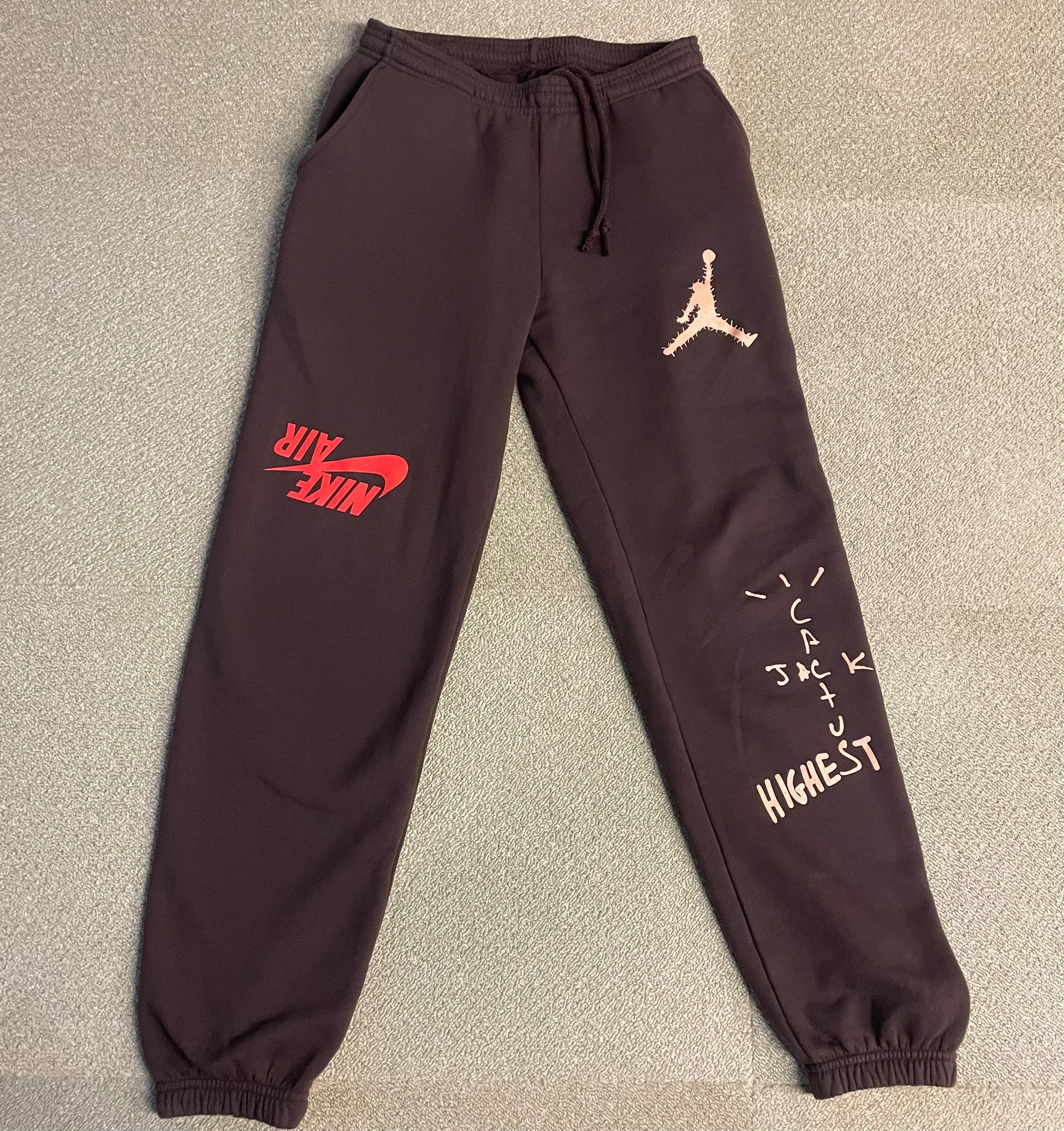 Air Jordan x Travis Cactus Jack Highest Sweatpant "Brown"