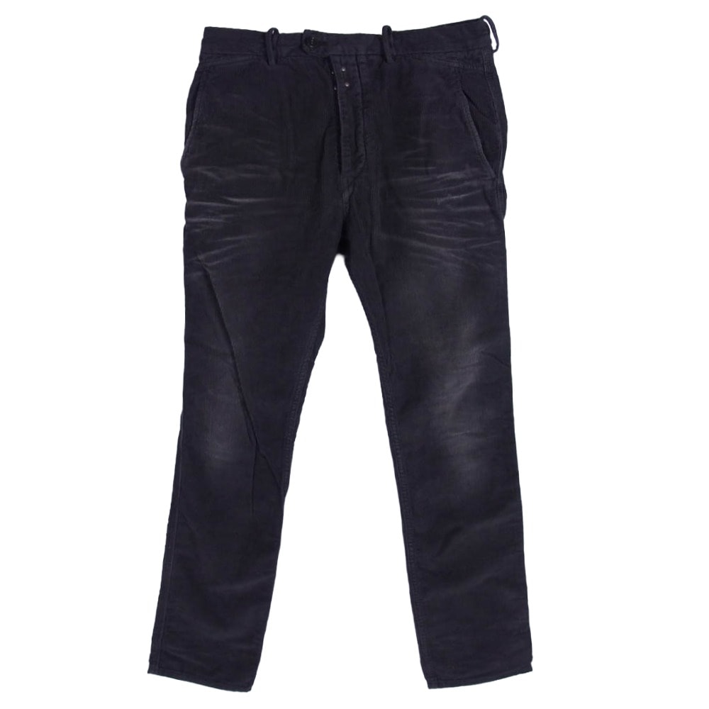 DIESEL ディーゼル デニムパンツ レギュラー フィット コーデュロイ パンツ チャコール系 28【中古】