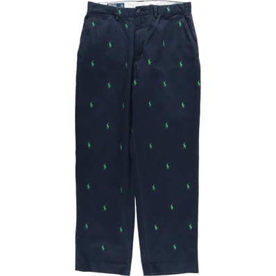 古着 ラルフローレン Ralph Lauren POLO by Ralph Lauren 総柄 チノパンツ メンズw32相当/eaa605802