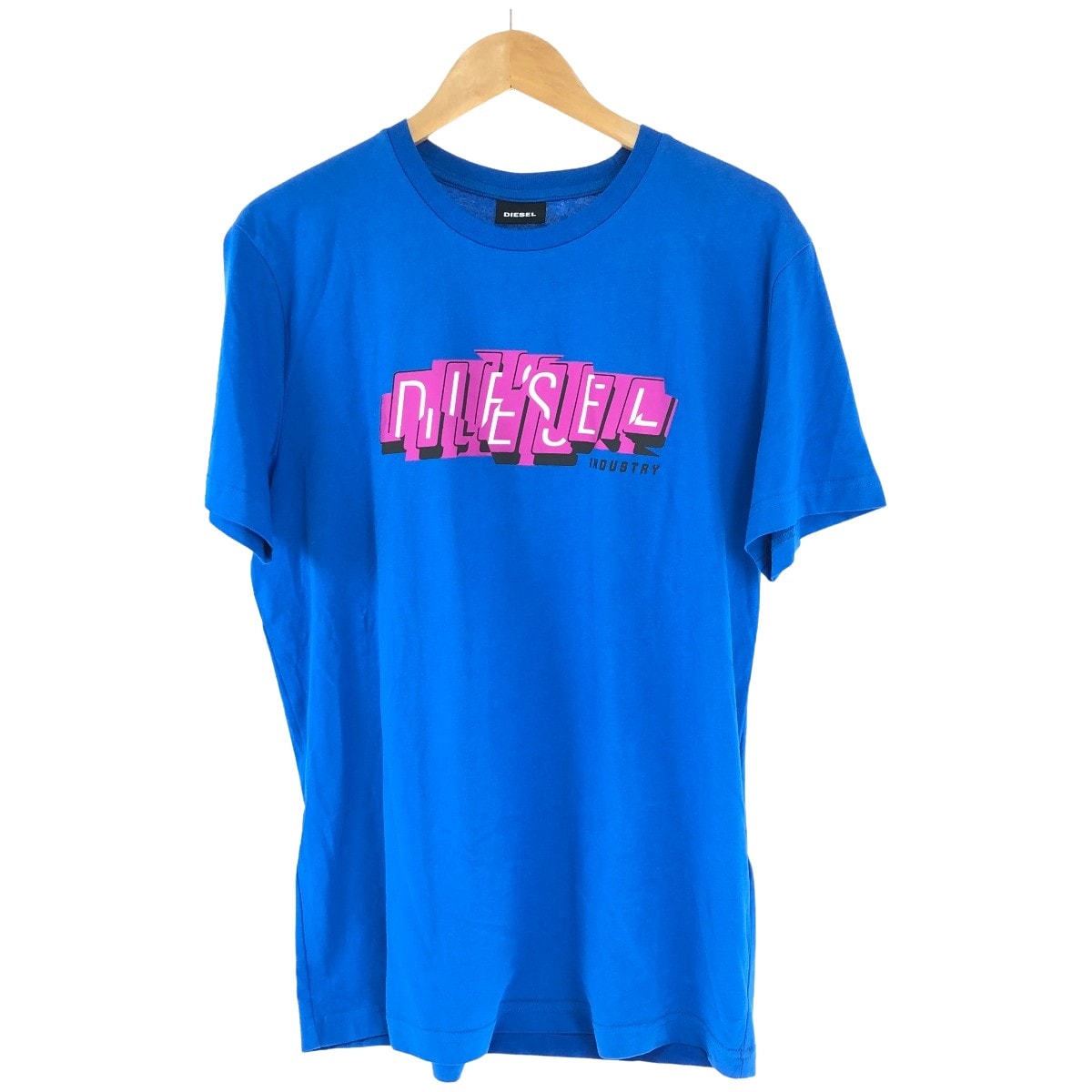 DIESEL ディーゼル Tシャツ SIZE XL 古着 A02367 ブルー