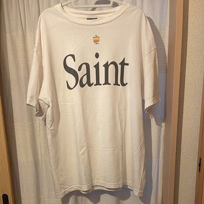 SAINT Mxxxxxx SS Tee/Heart Saint "White" SM-A23-0000-005