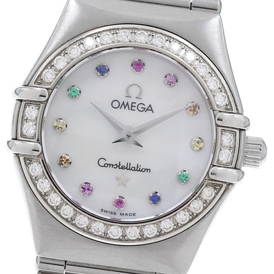 オメガ コンステレーションミニ マイチョイス アイリス レディース 【中古】