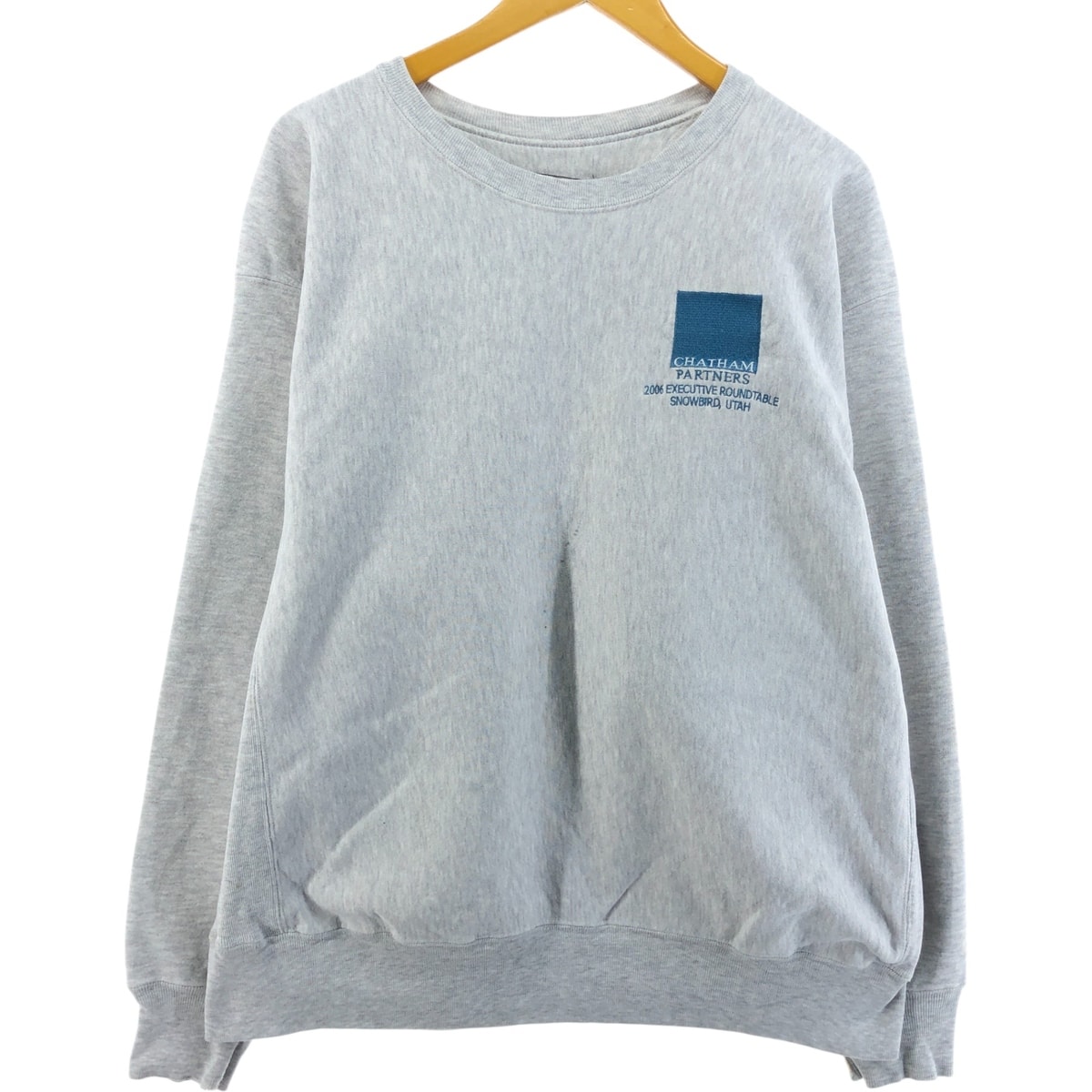 古着 チャンピオン Champion PREMIUM REVERSE WEAVE プレミアムリバースウィーブ アドバタイジング スウェットシャツ トレーナー メンズXXL相当/eaa521641