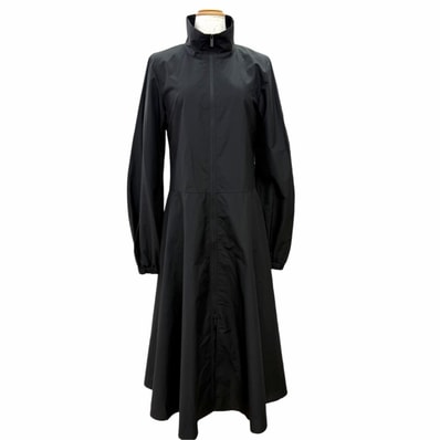 極美品 モンクレール ワンピース DRESS ブラック レディース IT 38