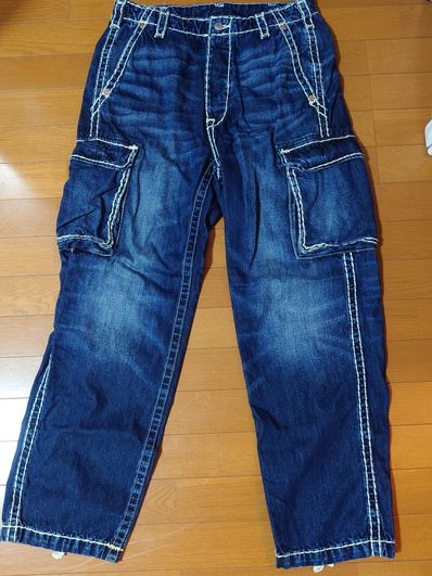 Supreme / True Religion® Denim Cargo Pant "Washed Blue"