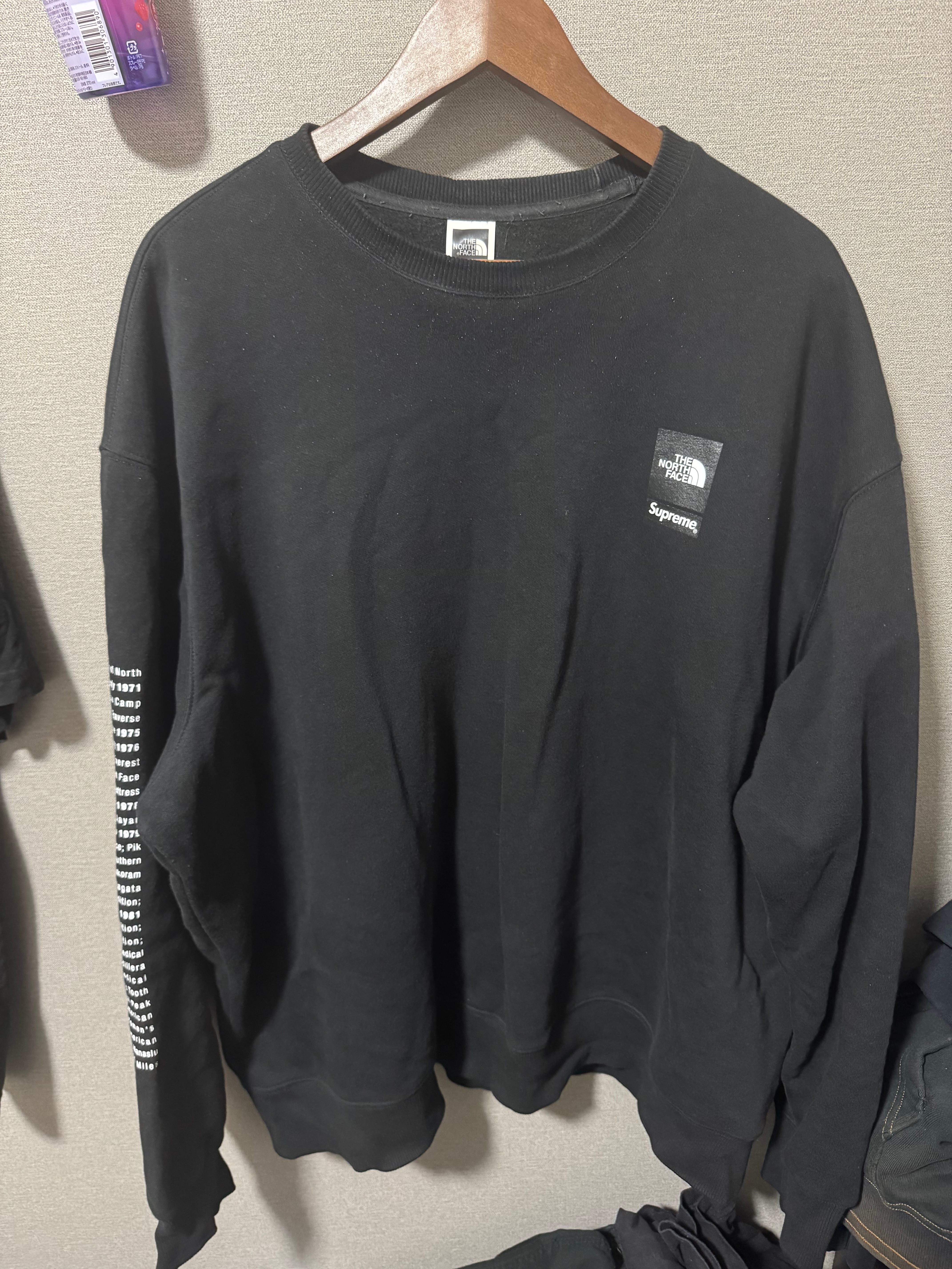 Supreme x The North Face Crewneck "Black"