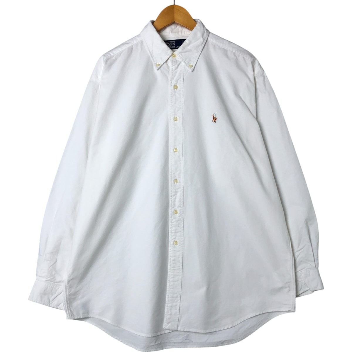 古着 ラルフローレン Ralph Lauren POLO by Ralph Lauren 長袖 ボタンダウンシャツ メンズL相当/eaa548384