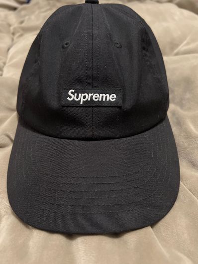 supreme キャップ ブラック