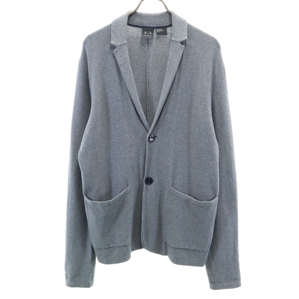 ARMANI EXCHANGE アルマーニエクスチェンジ 長袖 ニットカーディガン M グレー