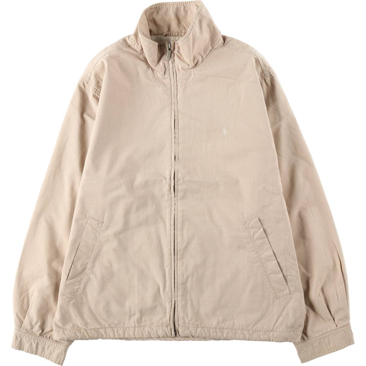 古着 ラルフローレン Ralph Lauren POLO GOLF ポロゴルフ 千鳥格子柄 コットンジャケット メンズM相当/eaa630220