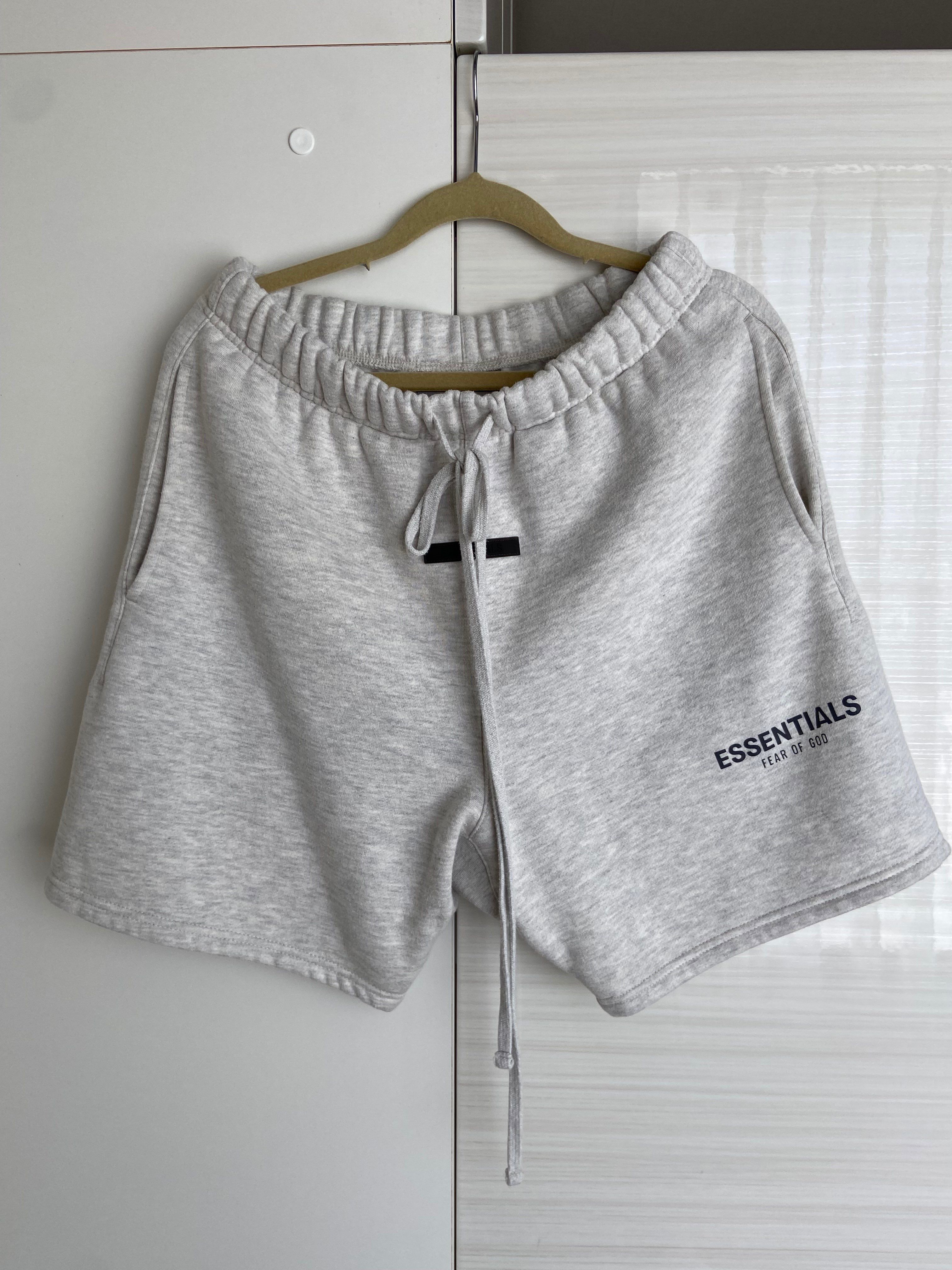 FEAR OF GOD ESSENTIALS Sweatshort "Light Heather Oatmeal"