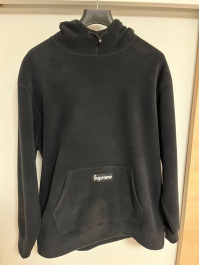 Supreme Polartec Hooded Sweatshirt "Black"